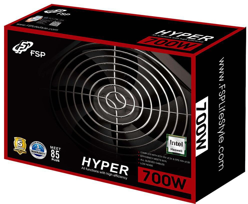 Zasilacz FSP HYPER 700W - obrazek 4