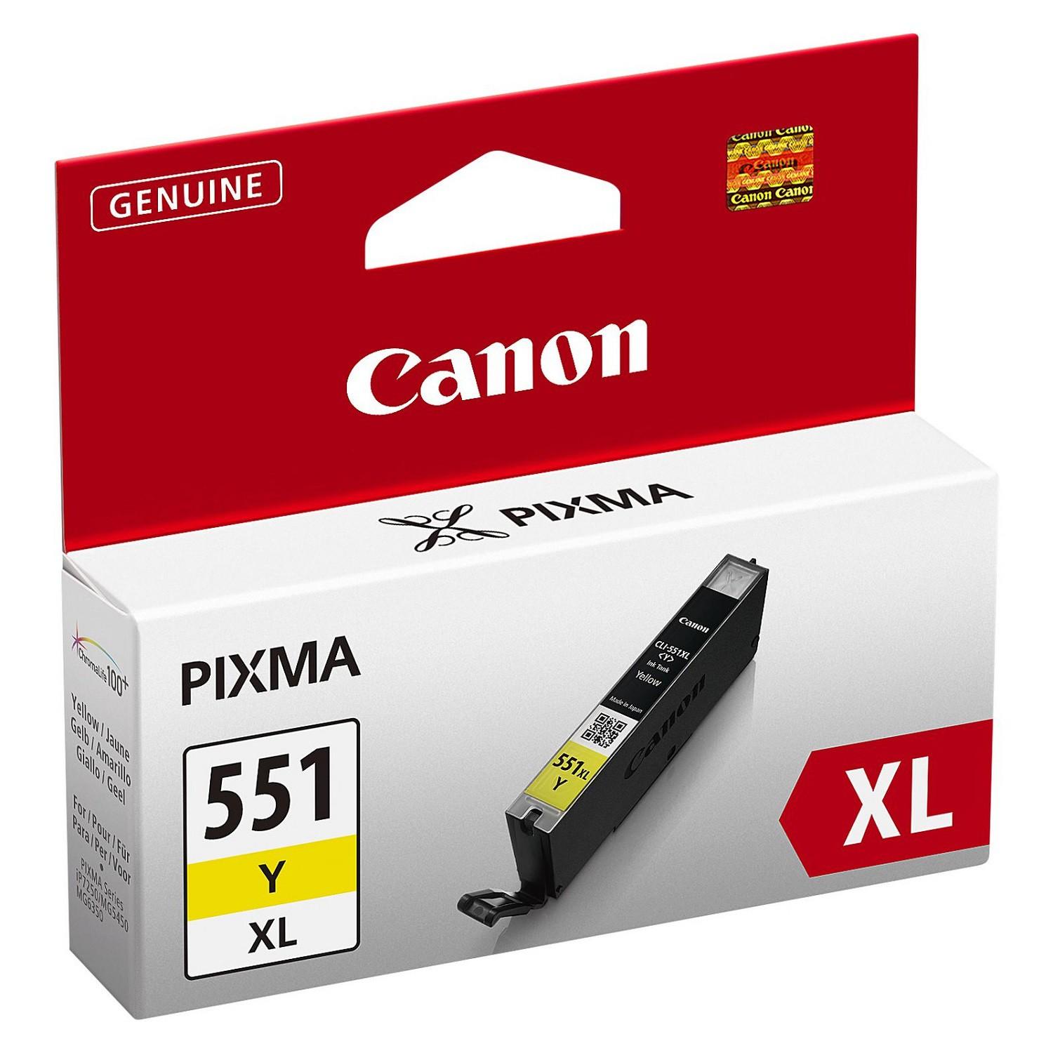 Tusz Canon CLI-551XL (yellow) - obrazek 2