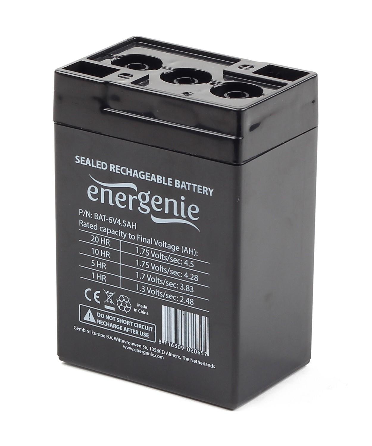 Akumulator żelowy, uniwersalny dla UPS Energenie BAT-6V4.5AH