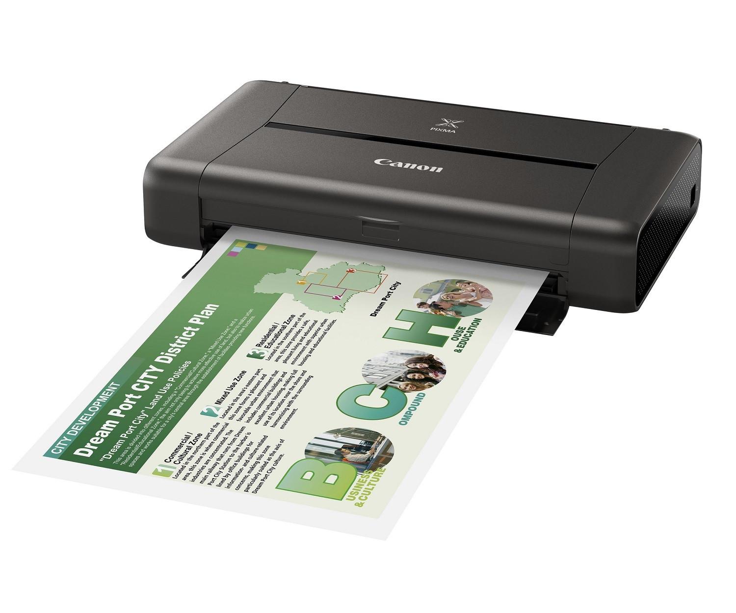 Drukarka przenośna Canon PIXMA iP110 z baterią - obrazek 4