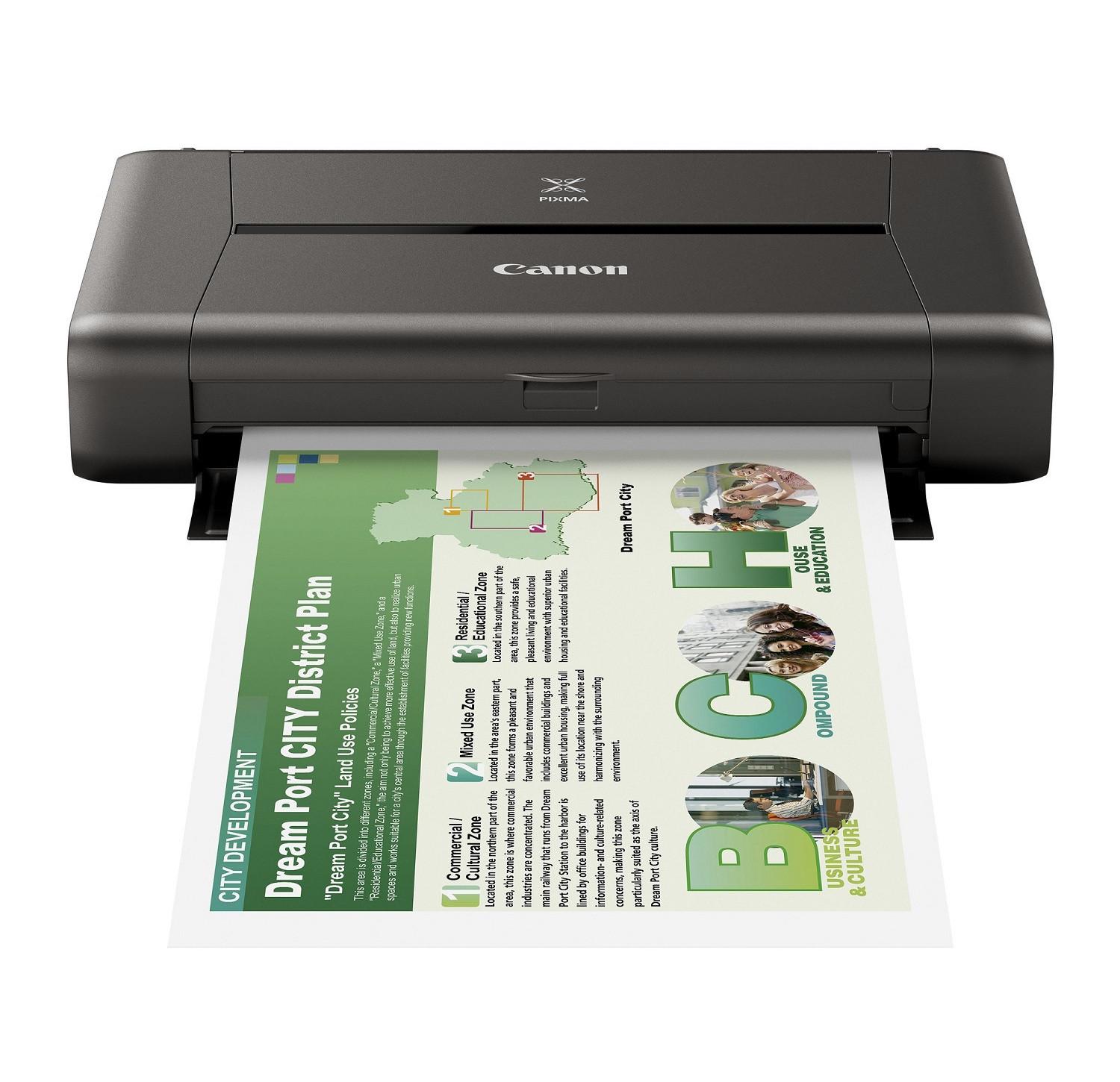 Drukarka przenośna Canon PIXMA iP110 z baterią - obrazek 5