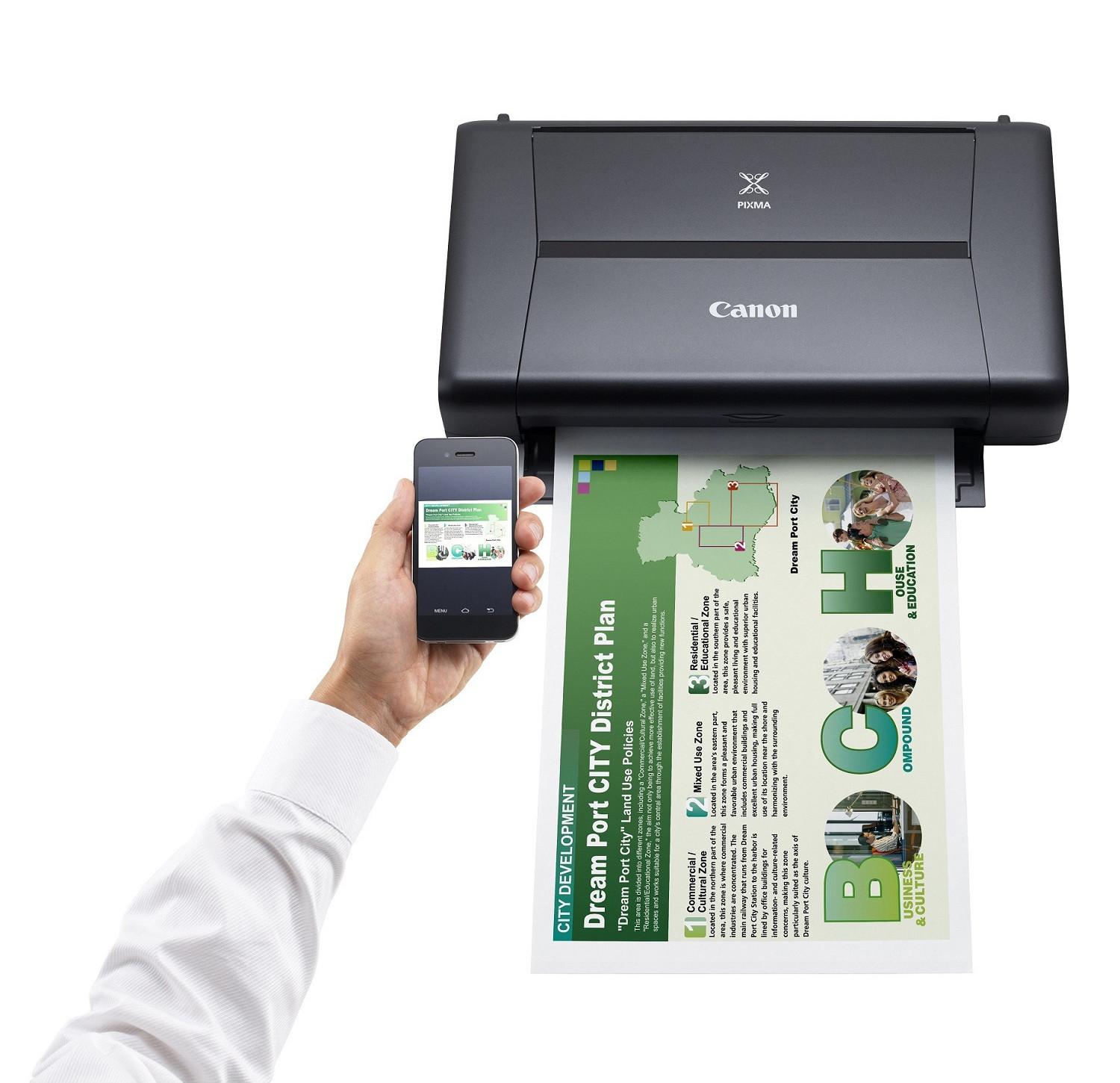 Drukarka przenośna Canon PIXMA iP110 z baterią - obrazek 6