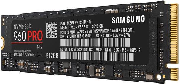 Dysk SSD Samsung 960 PRO 512GB M.2 - obrazek 4