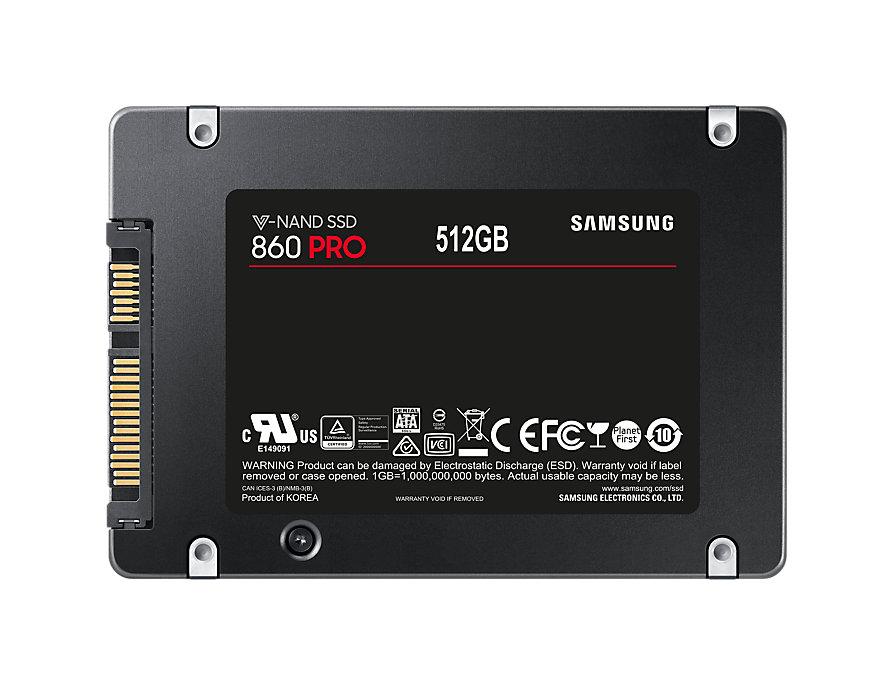 Dysk SSD Samsung 860 PRO 512GB - obrazek 2