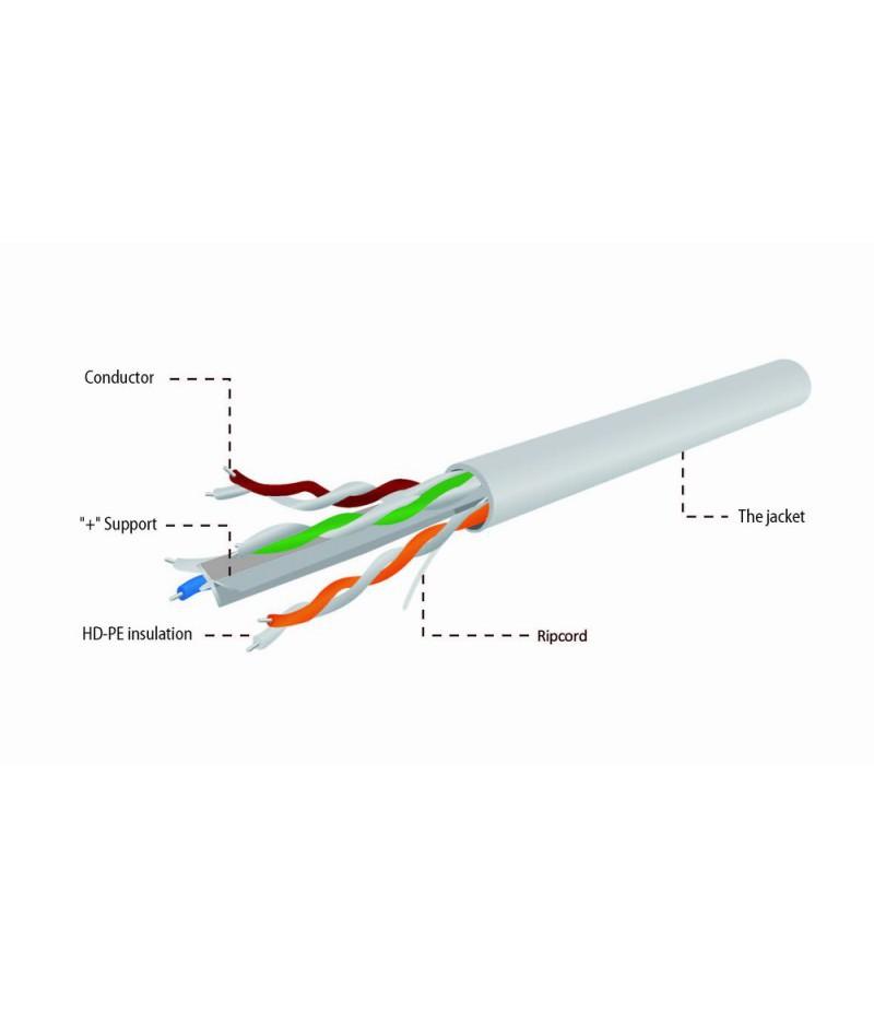 Kabel sieciowy UTP Gembird UPC-6004SE-SOL/100 kat. 6 (drut 100 m) - obrazek 4