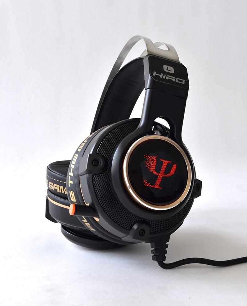 Słuchawki z mikrofonem dla graczy HIRO PSI (czarne) - obrazek 4