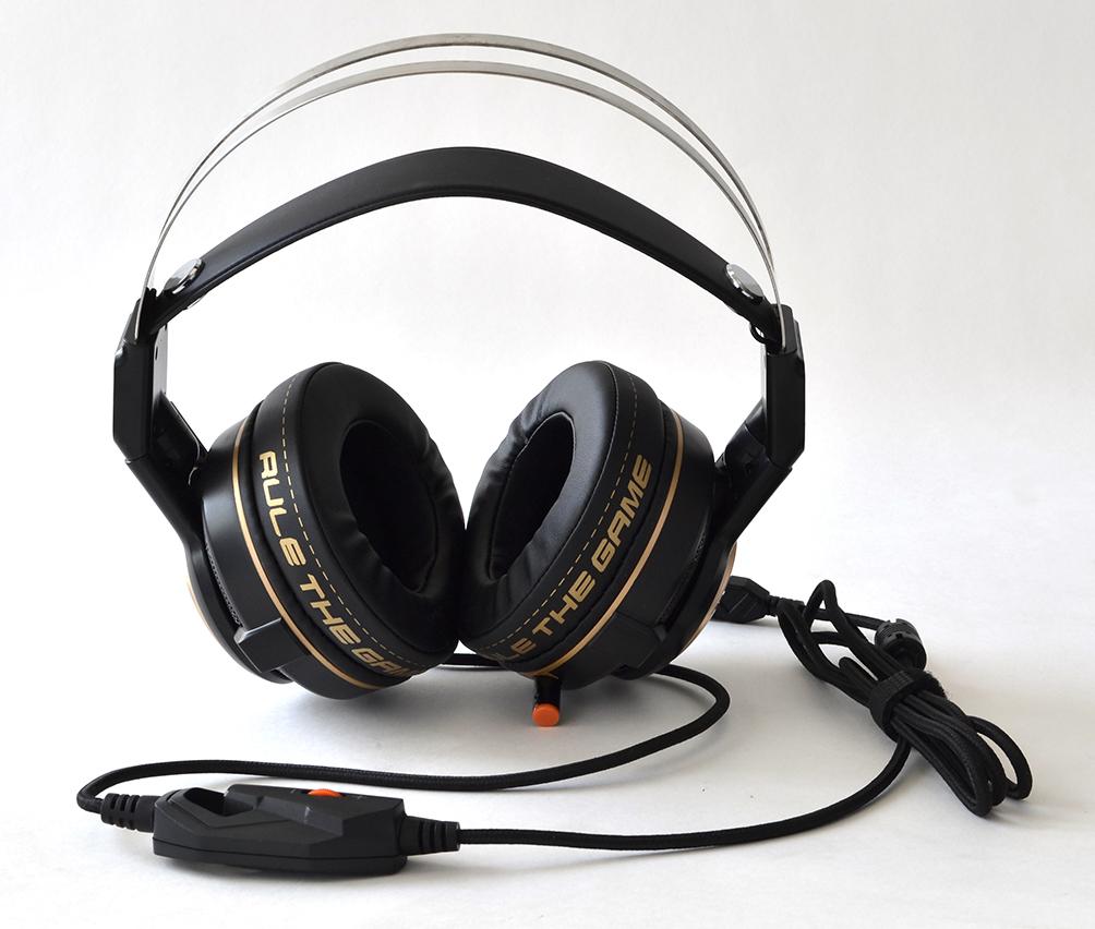 Słuchawki z mikrofonem dla graczy HIRO PSI (czarne) - obrazek 5