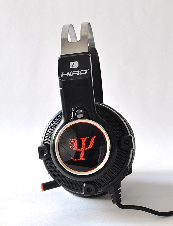 Słuchawki z mikrofonem dla graczy HIRO PSI (czarne) - obrazek 7