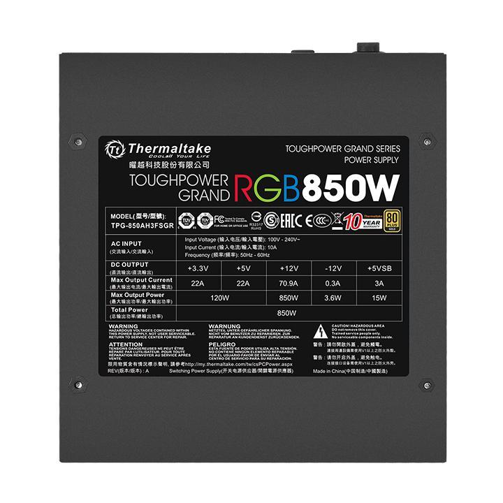 Thermaltake Toughpower Grand RGB Mod 850W - obrazek 6