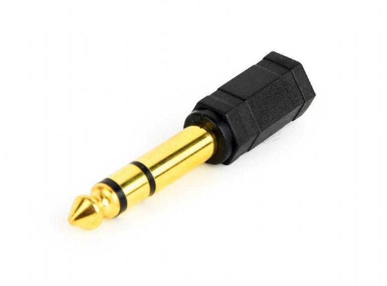 Adapter stereo Jack żeński 3.5mm do Jack męski 6.35mm Gembird - obrazek 2