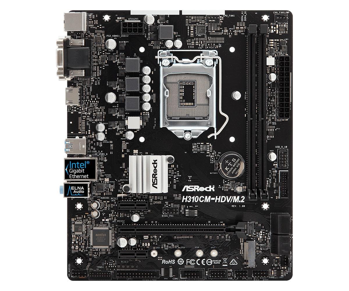 ASRock H310CM-HDV/M.2 - obrazek 2