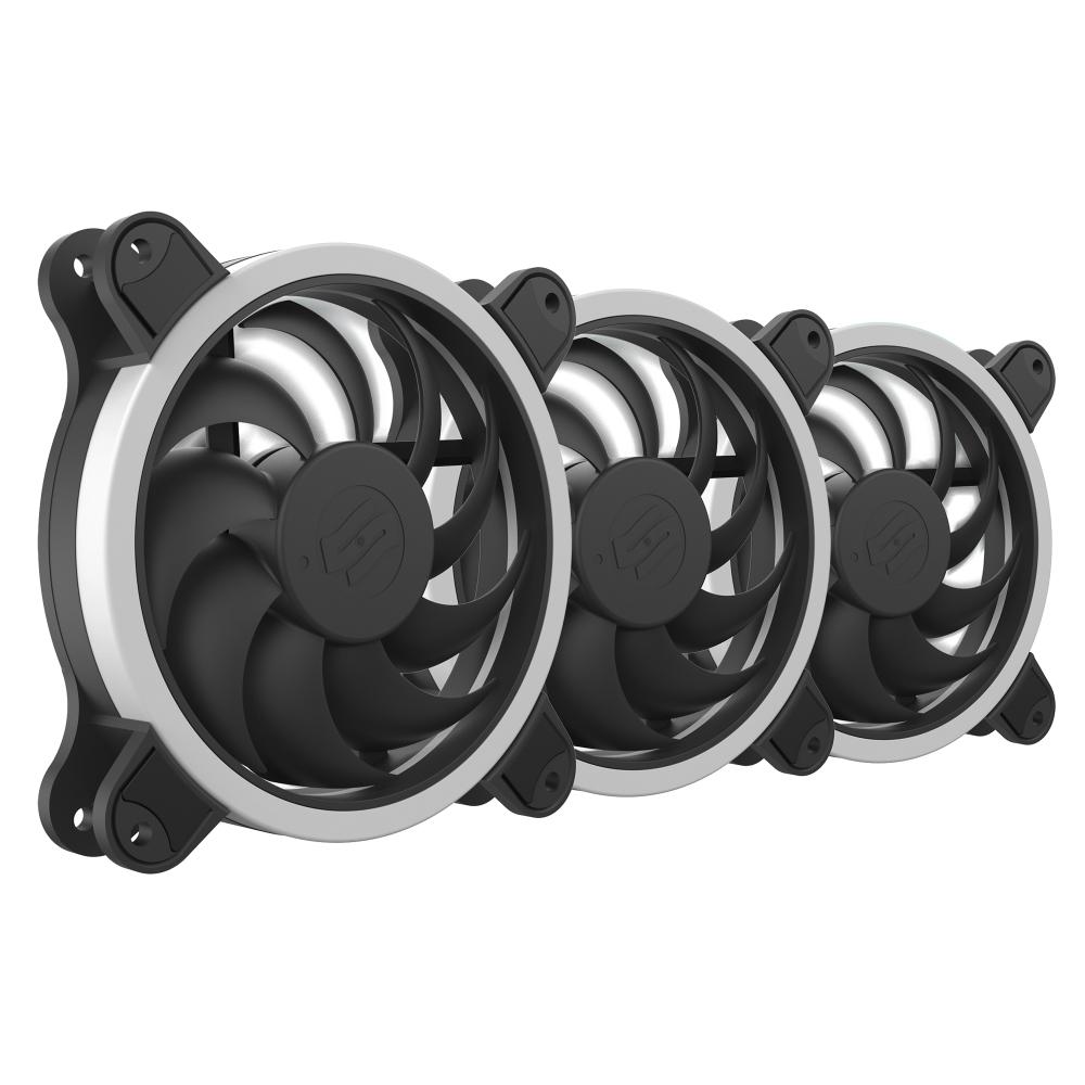 Wentylatory SilentiumPC Sigma HP 120 Corona RGB (3-pack) - obrazek 2