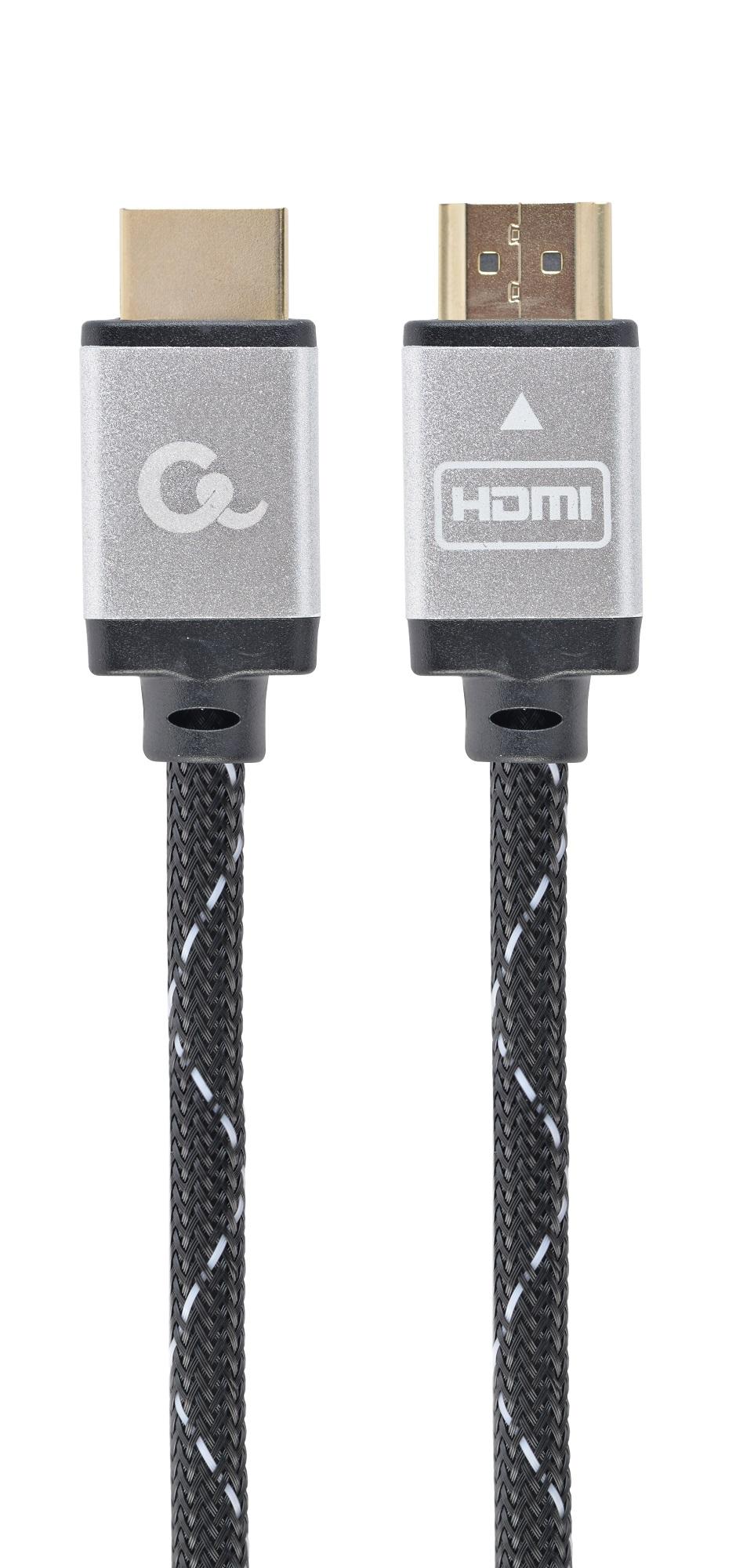 Kabel HDMI-HDMI M/M High Speed v1.4 4K UHD Ethernet seria "Select Plus" Gembird (1,5 m) - obrazek 2
