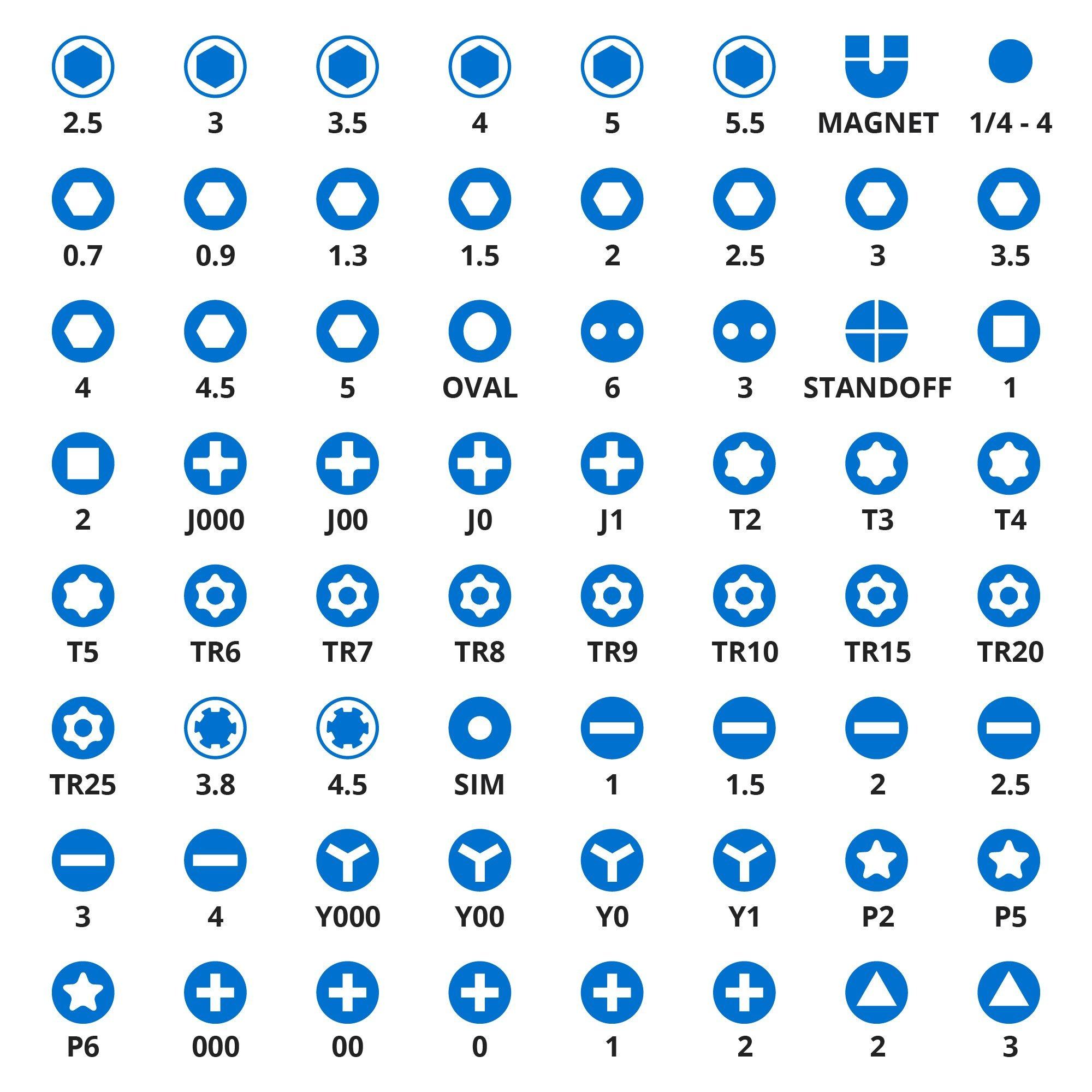 Zestaw narzędzi iFixit Mako Precision Bit Set - obrazek 4