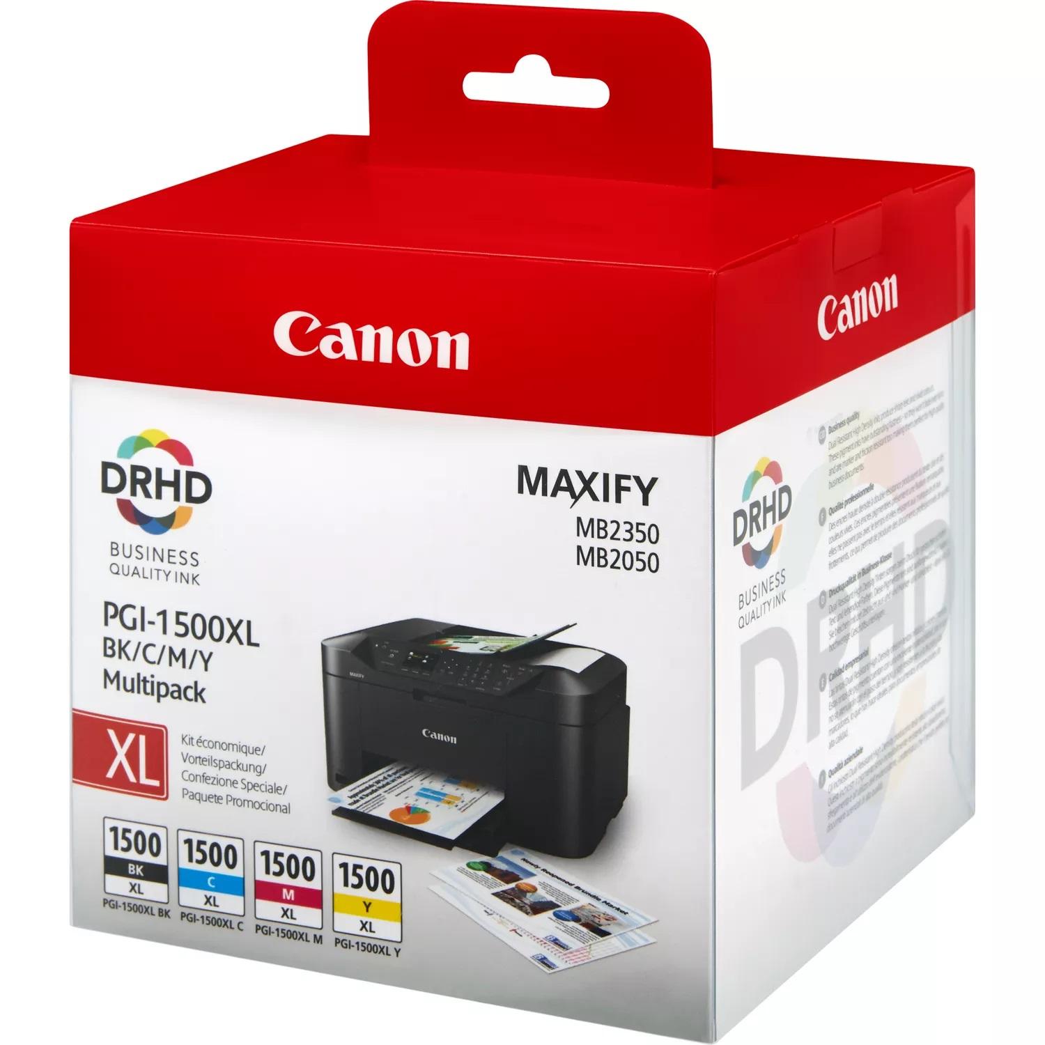 Tusz Canon PGI-1500XL CMYK Multi Pack - obrazek 2