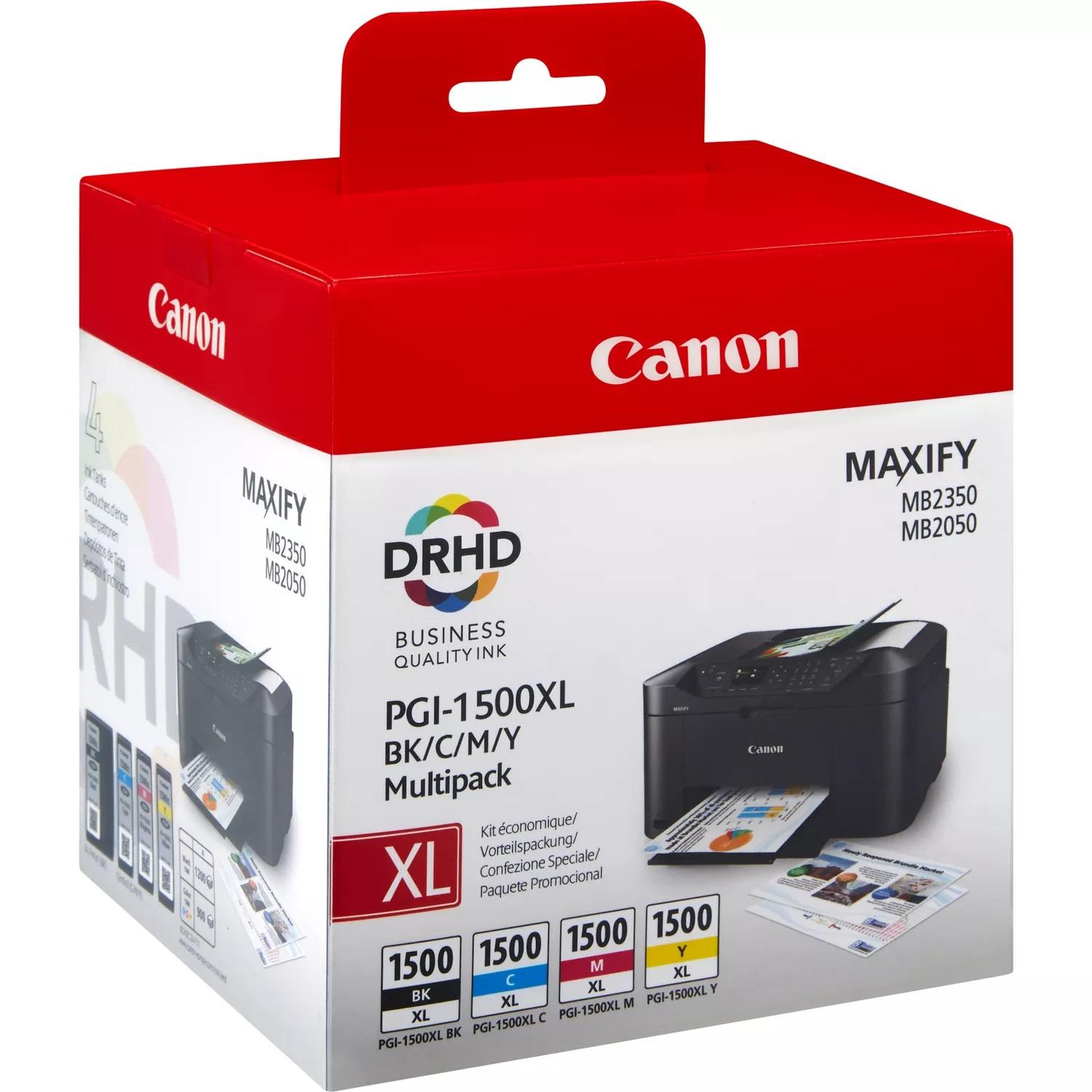 Tusz Canon PGI-1500XL CMYK Multi Pack - obrazek 3