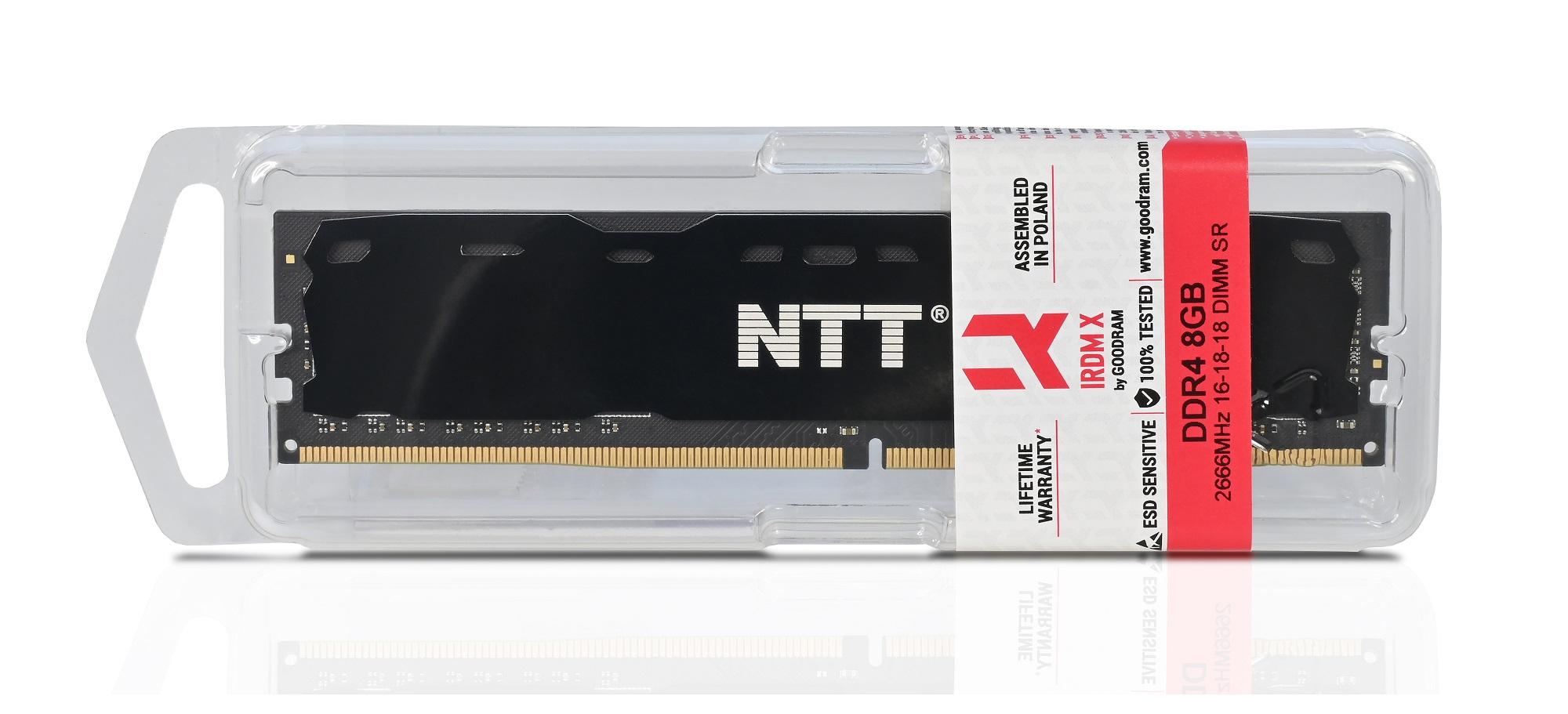 Pamięć RAM Goodram IRDM X 8GB 2666Mhz z logiem NTT - obrazek 3