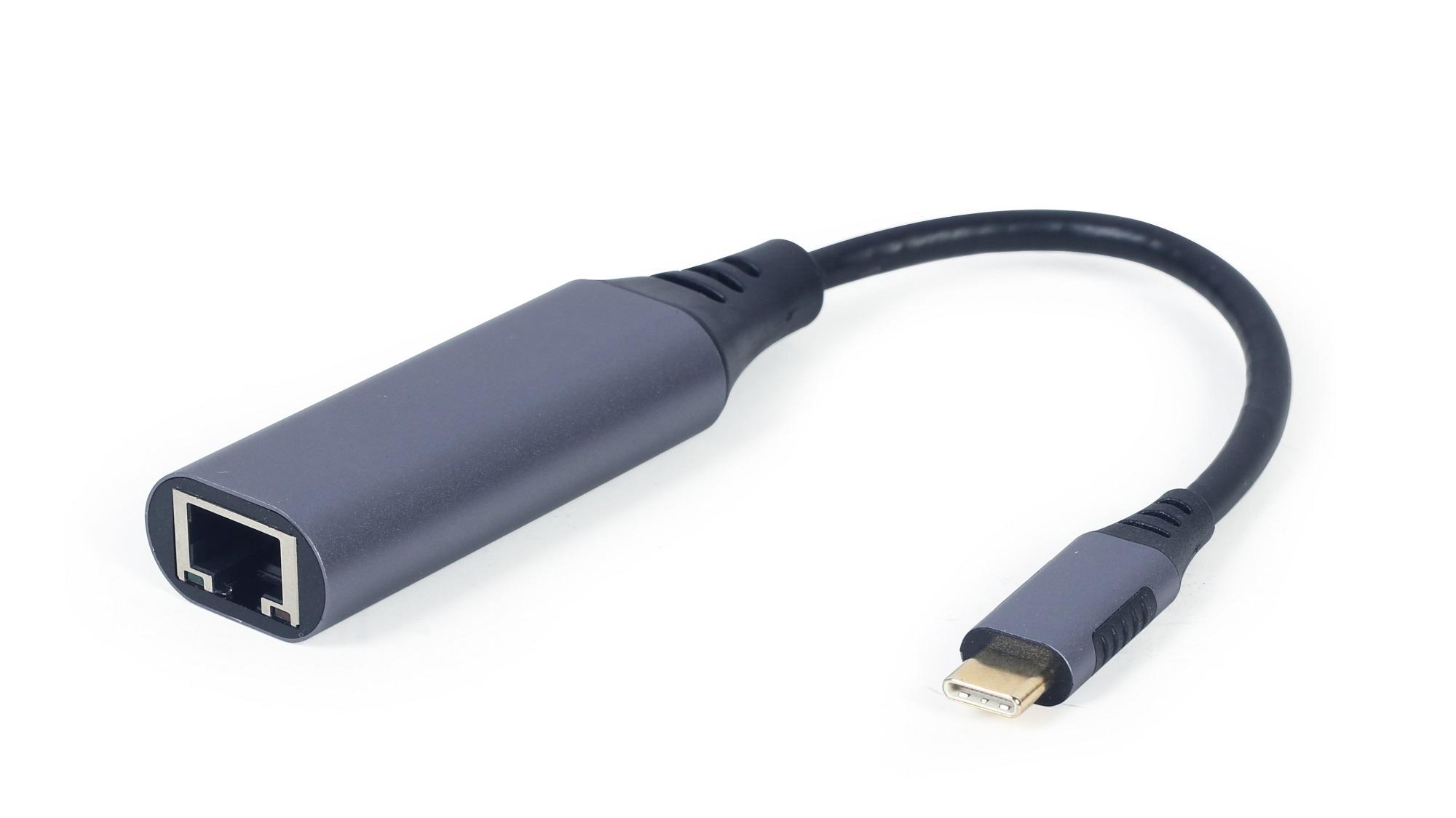 Adapter USB-C 3.0 męski do LAN żeński Gembird - obrazek 2