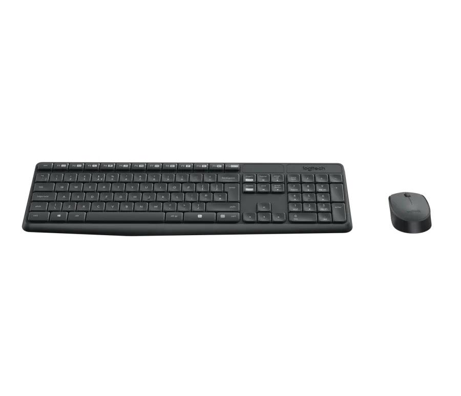 Zestaw bezprzewodowy klawiatura i mysz Logitech MK235 (czarny) - obrazek 3