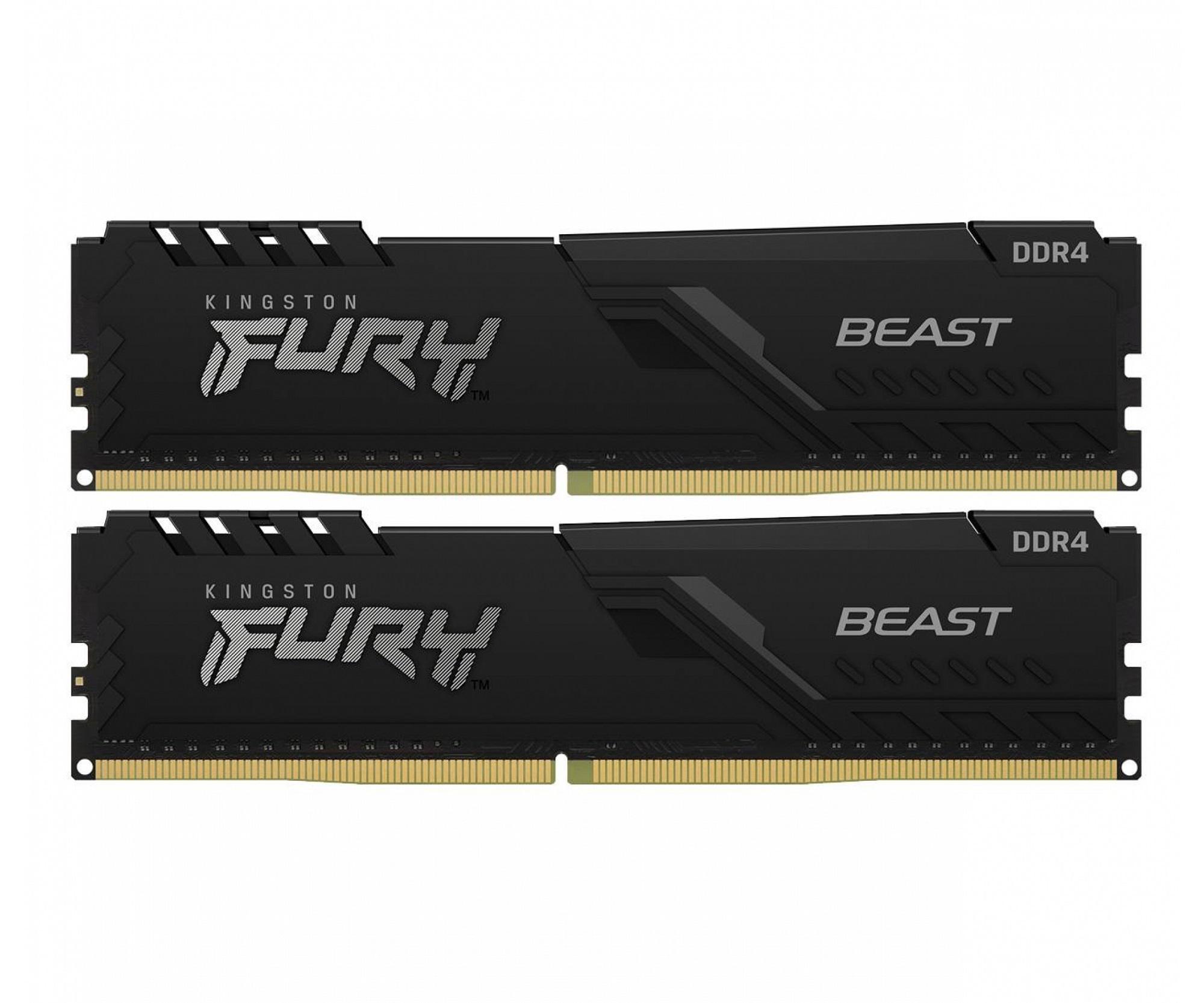 Pamięć RAM Kingston Fury Beast 16GB (2x8GB) DDR4 3600MHz