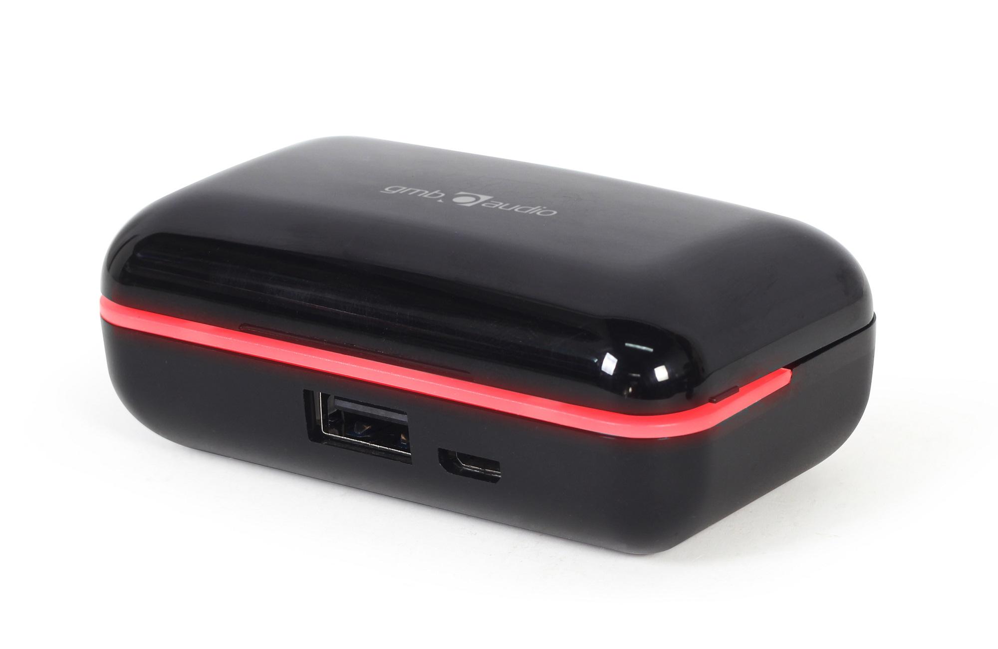 Słuchawki bezprzewodowe Gembird TWS-LED-01 (czarne) - obrazek 4