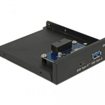 Panel przedni Delock 3.5" USB 3.1 Gen1, 1 x USB Type-C + 1 x USB Typ-A
