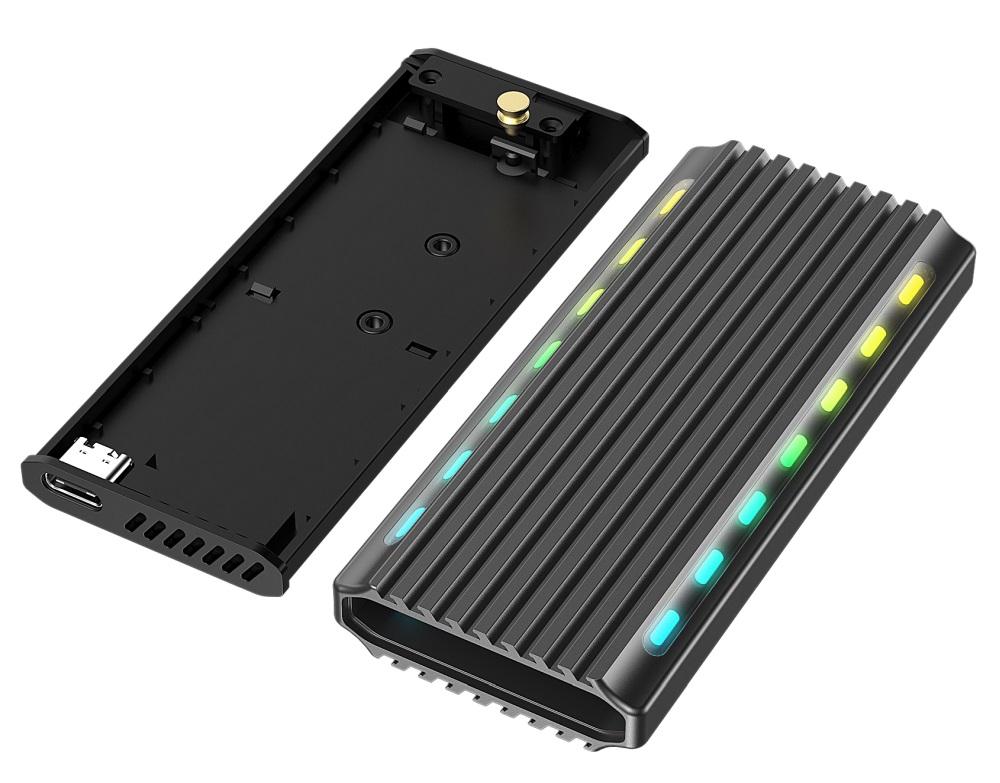 Obudowa zewnętrzna Gembird EE2280-U3C-03 na dysk NVME M.2" USB 3.1 - obrazek 3