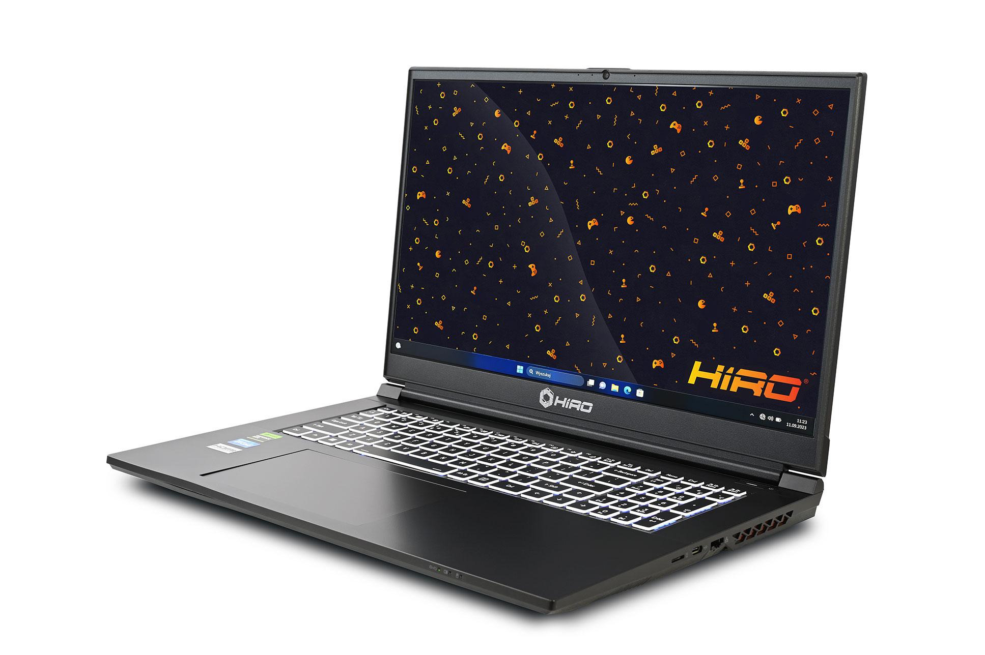 Laptop gamingowy HIRO K750 17,3'', 144Hz, i5-13500H, RTX 4050 6GB, 32GB RAM, 1TB SSD M.2, Windows 11 - obrazek 2