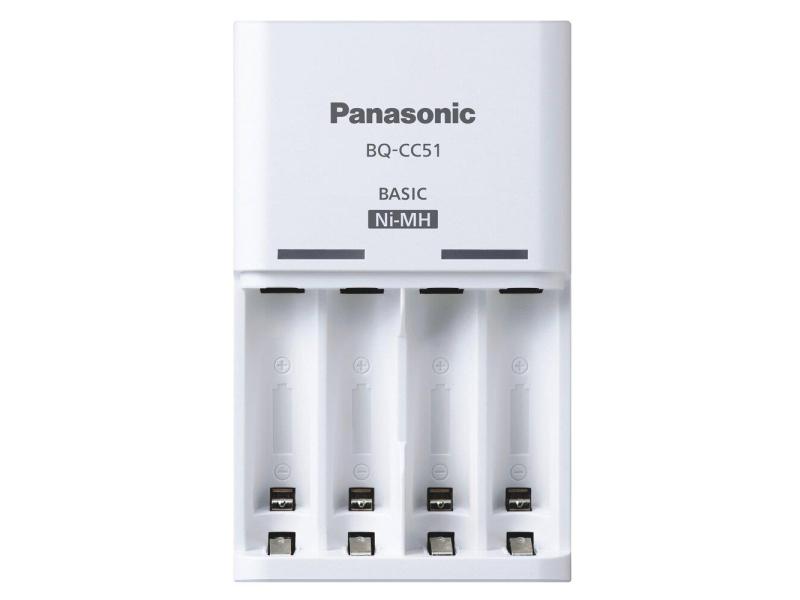 Ładowarka do akumulatorów Ni-MH Panasonic Eneloop BQ-CC51 + 4x R6/AA Eneloop 2000mAh BK-3MCDE - obrazek 2