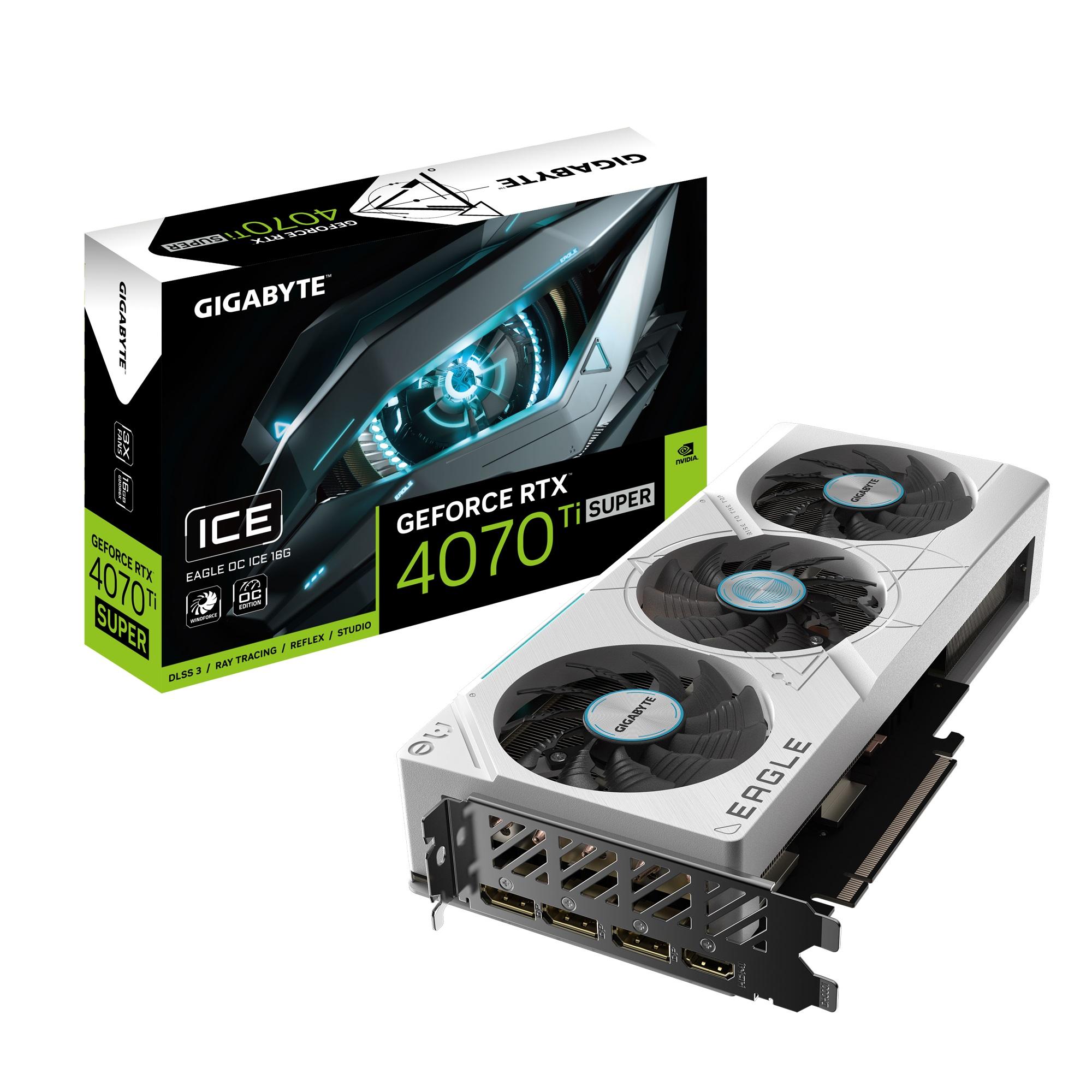 Gigabyte GeForce RTX 4070 Ti SUPER EAGLE OC ICE 16GB