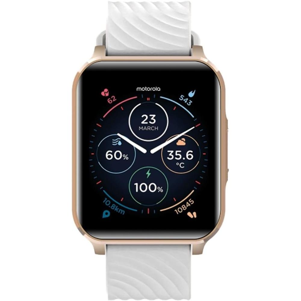 Smartwatch Motorola 70 Biało-złoty - obrazek 2