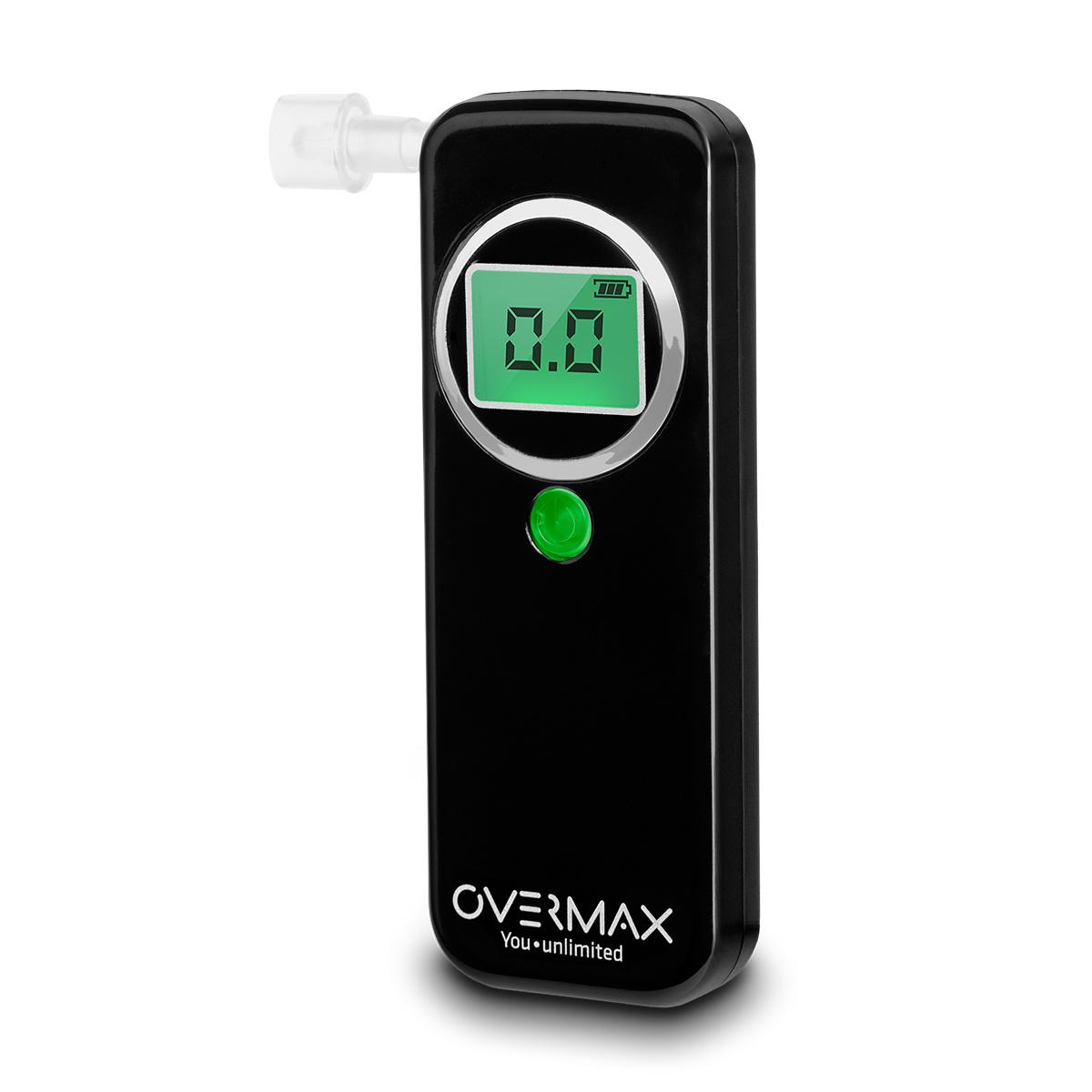 Alkomat półprzewodnikowy Overmax OV-AD-02-ALKOMAT z zakresem do 1.5 promila czarny - obrazek 4
