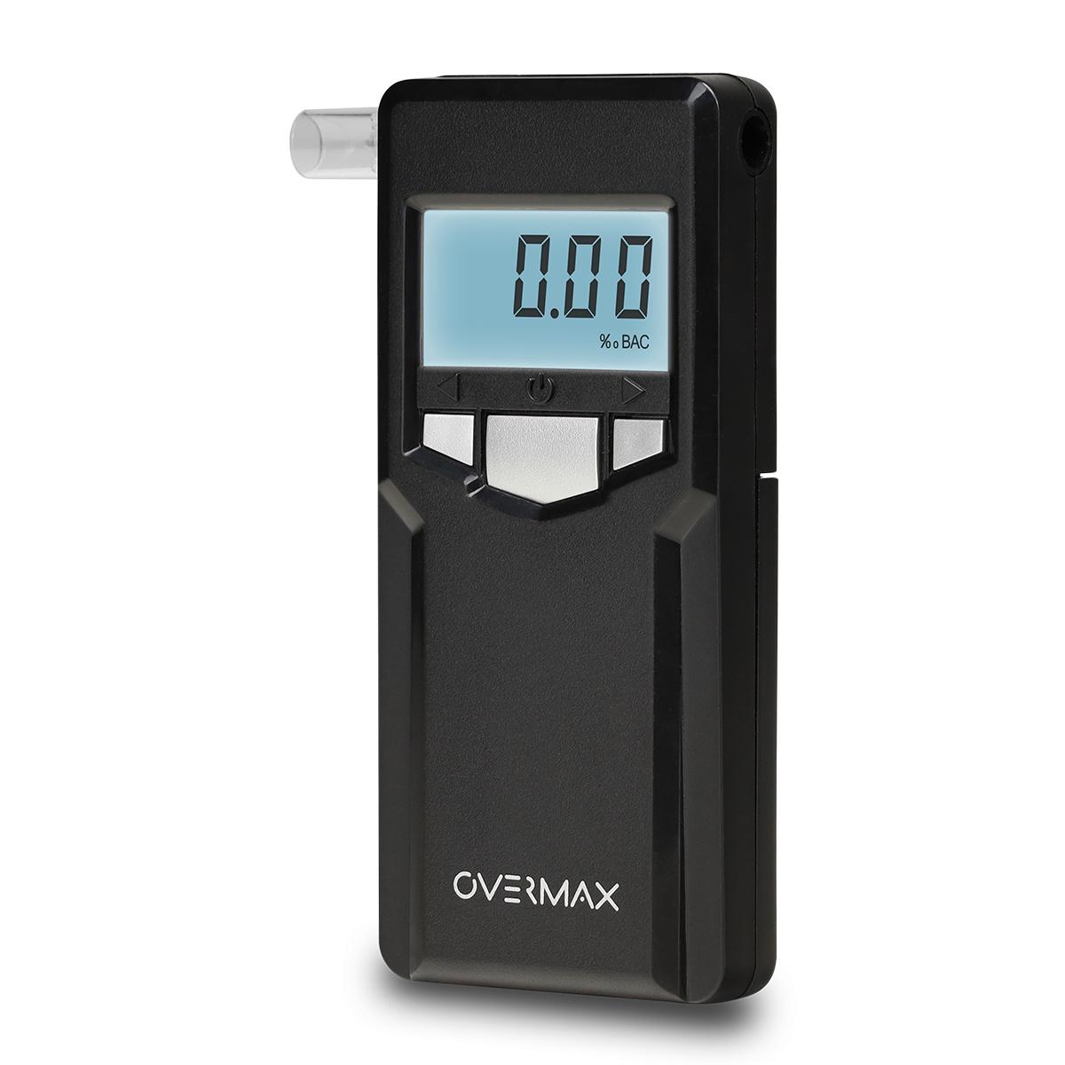 Alkomat elektrochemiczny Overmax OV-AD-06-ALKOMAT z zakresem do 4.0 promila czarny - obrazek 3