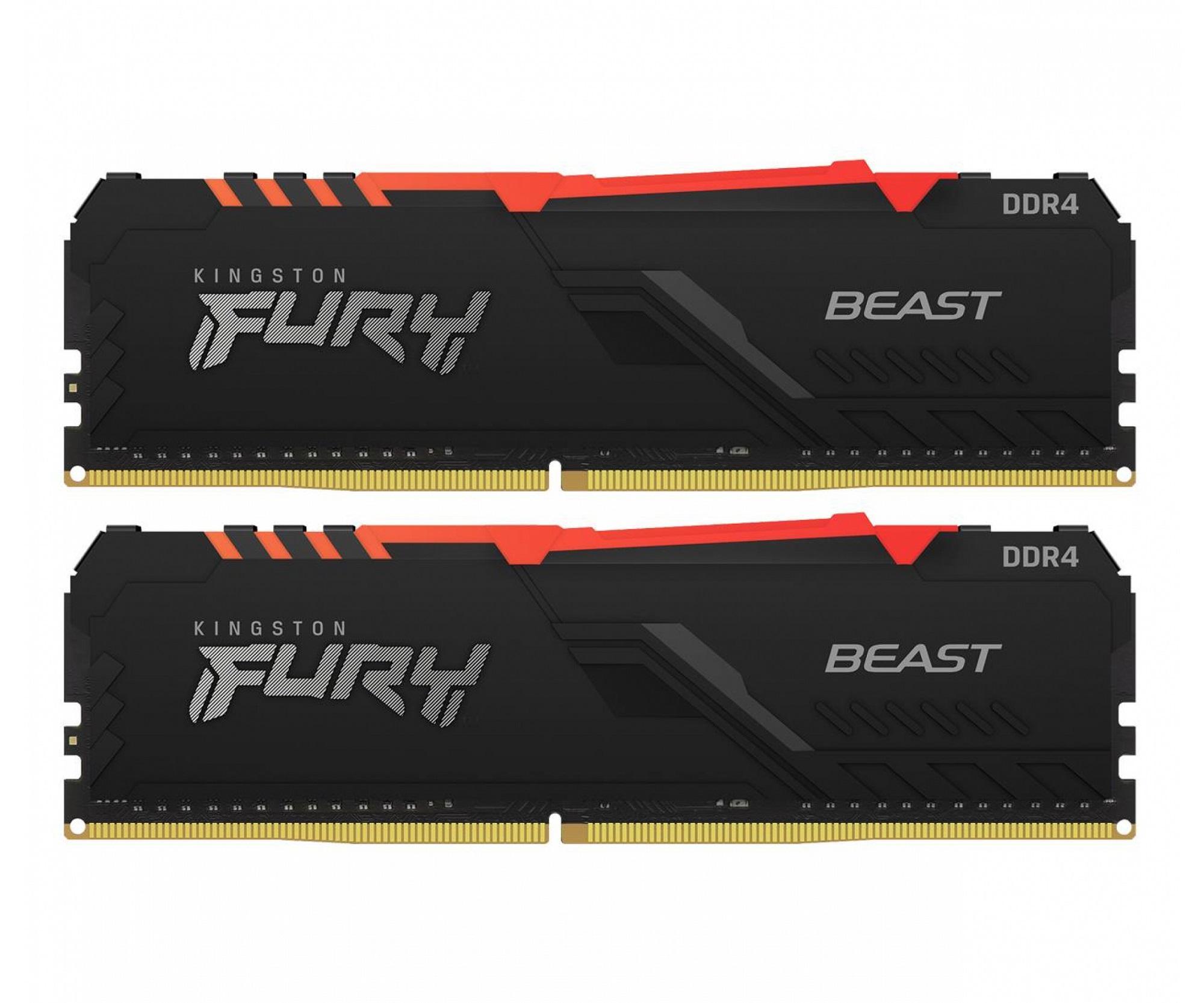 Pamięć RAM Kingston Fury Beast 64GB (2x32GB) DDR4 3200MHz