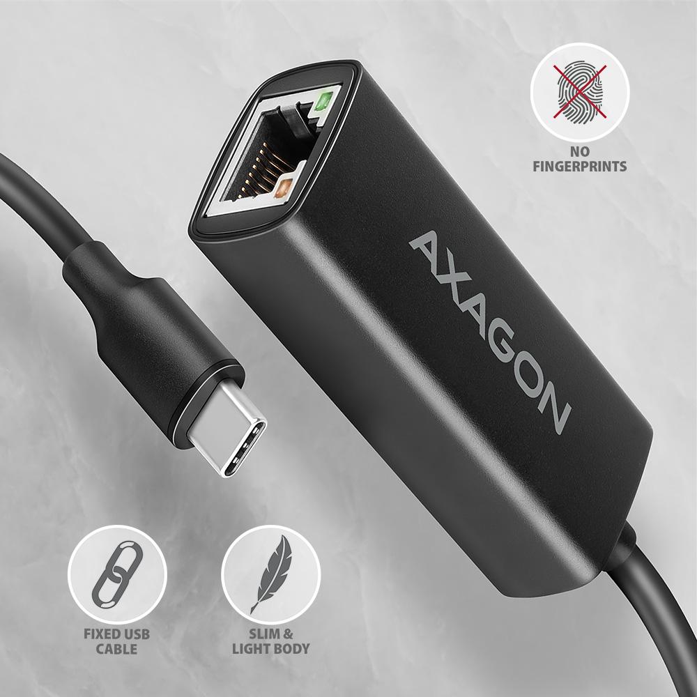 Karta sieciowa Axagon ADE-ARC USB3.2 Gen 1 Type-C / Gigabit Ethernet 10/100/1000 - obrazek 4