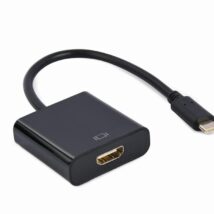 Adapter USB-C męski do HDMI żeński 4K przy 60 Hz czarny Gembird