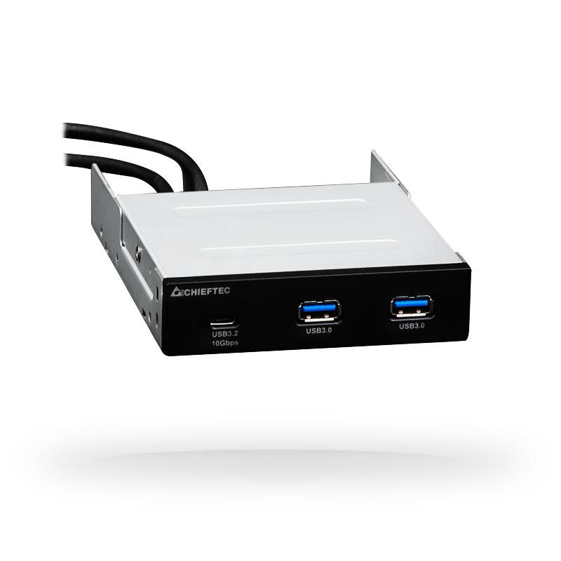 Panel Przedni Chieftec MUB-3003C 3.5" 2x USB 3.0, USB 3.2 Gen.2 Type-C - obrazek 2