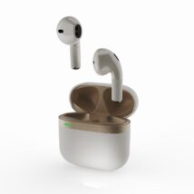 Słuchawki douszne Gembird TWS z mikrofonem biało-złote