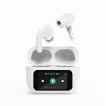 Słuchawki douszne Gembird TWS-LCD-ANC-01-W z mikrofonem białe