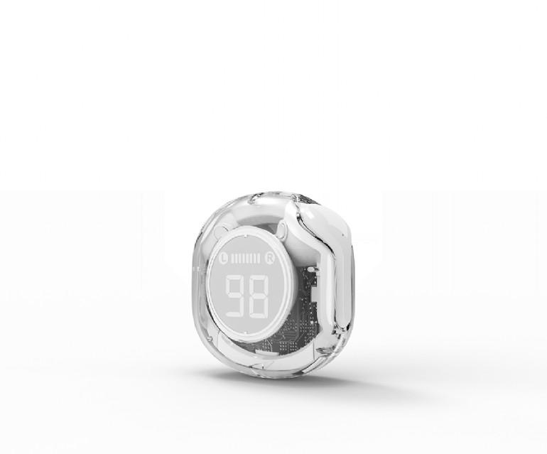 Słuchawki douszne Gembird TWST-01-W z mikrofonem biały - obrazek 2