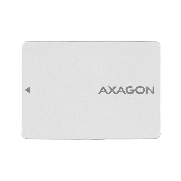 Wewnętrzna obudowa montażowa 2,5" Axagon RSS-M2SD z interfejsem SATA do dysków SSD M.2 SATA srebrna - obrazek 3