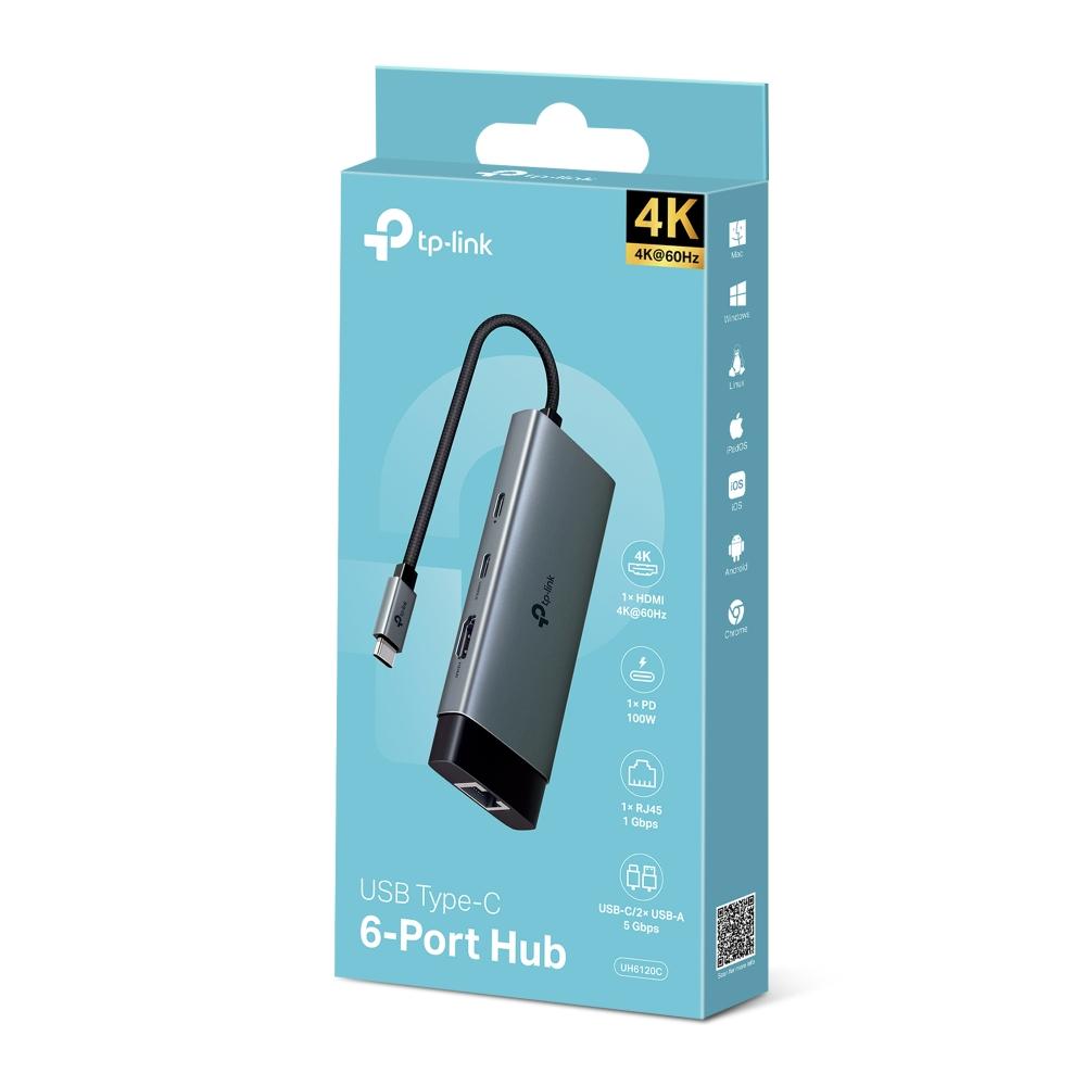 Hub USB-C TP-Link UH6120C - obrazek 5