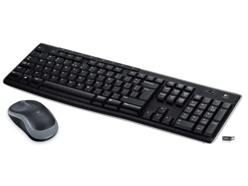Zestaw bezprzewodowy klawiatura i mysz Logitech MK270 czarny - obrazek 2