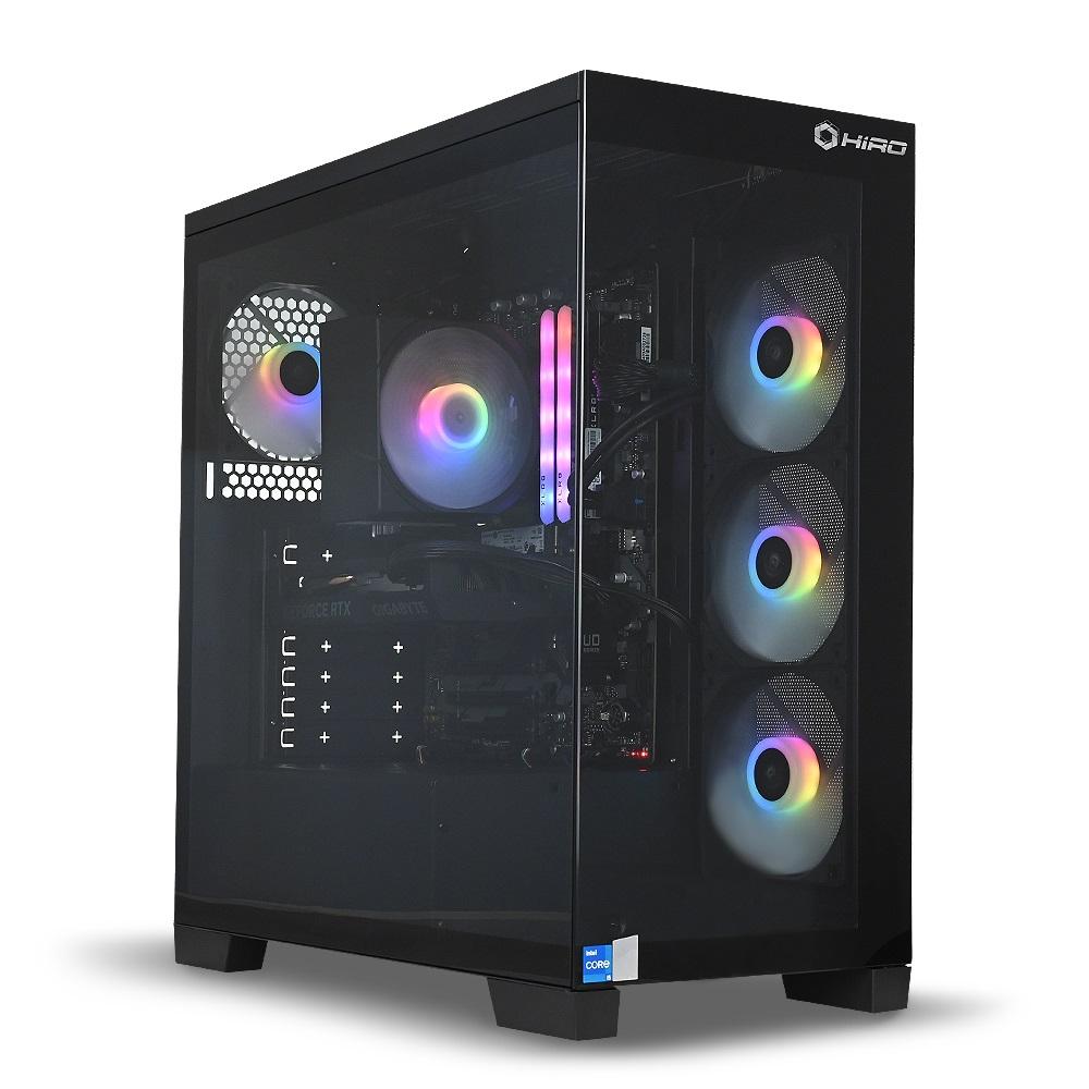 Komputer HIRO Aurora Intel Ultra 7 265F, RTX 3050 6GB, 32GB RAM, 1TB SSD, WIFI, W11H