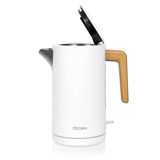Czajnik elektryczny Ketlee Wood White - obrazek 2