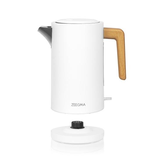 Czajnik elektryczny Ketlee Wood White - obrazek 3