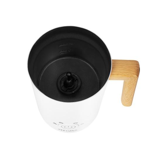 Spieniacz do mleka Zeegma ZE-Milkee Wood White 500W - obrazek 5