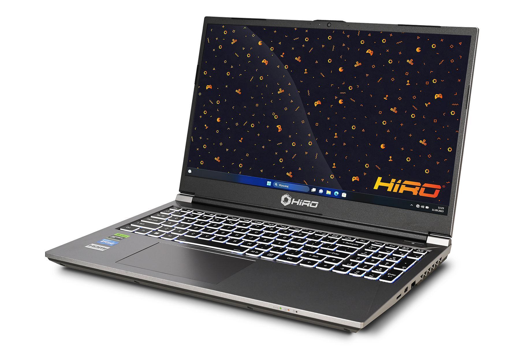 Laptop gamingowy HIRO KX550 15,6'', 144Hz, i7 13620H, RTX 4050 6GB, 16GB RAM, 1TB SSD M.2, W11H - obrazek 2