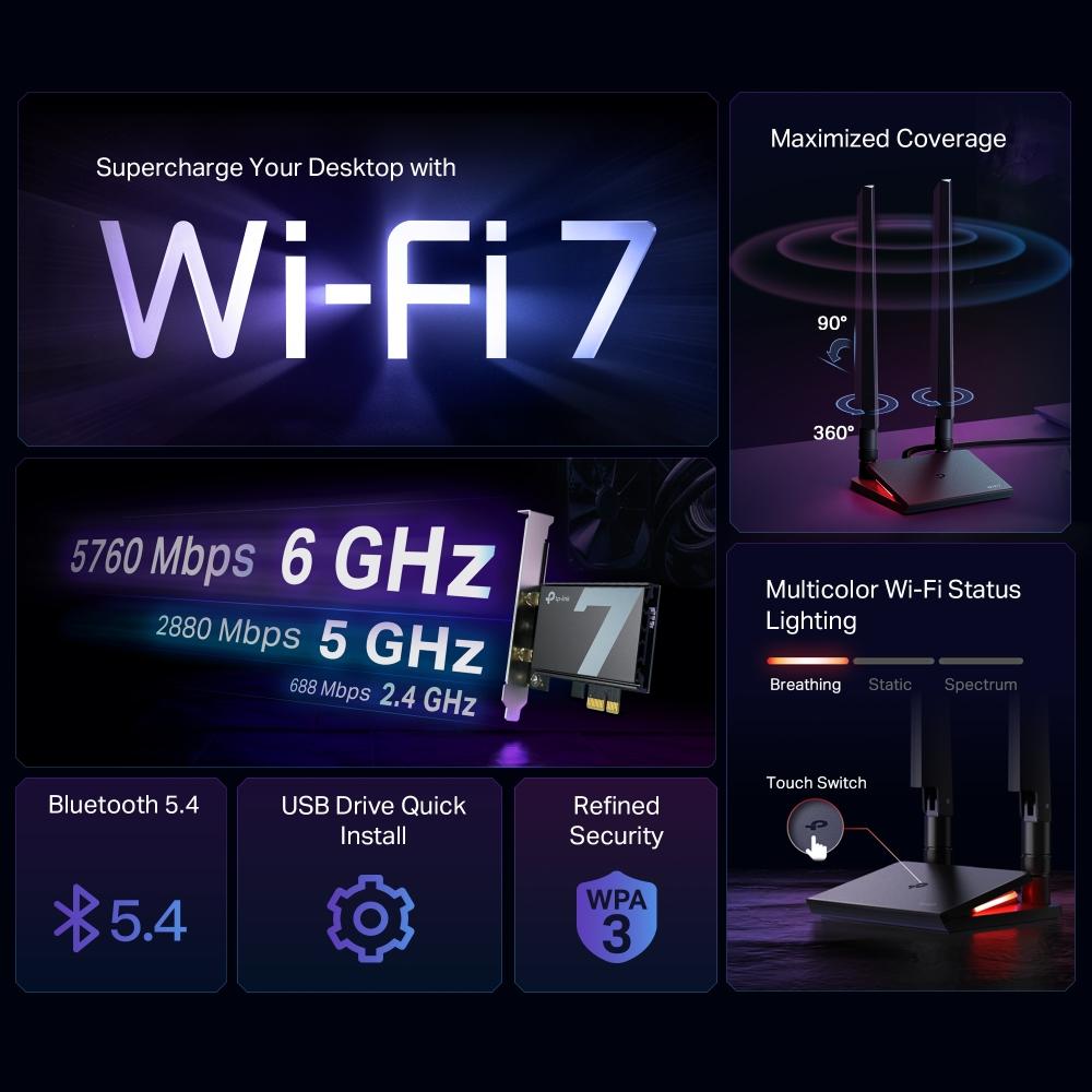 Karta sieciowa TP-Link Archer TBE550E - obrazek 4