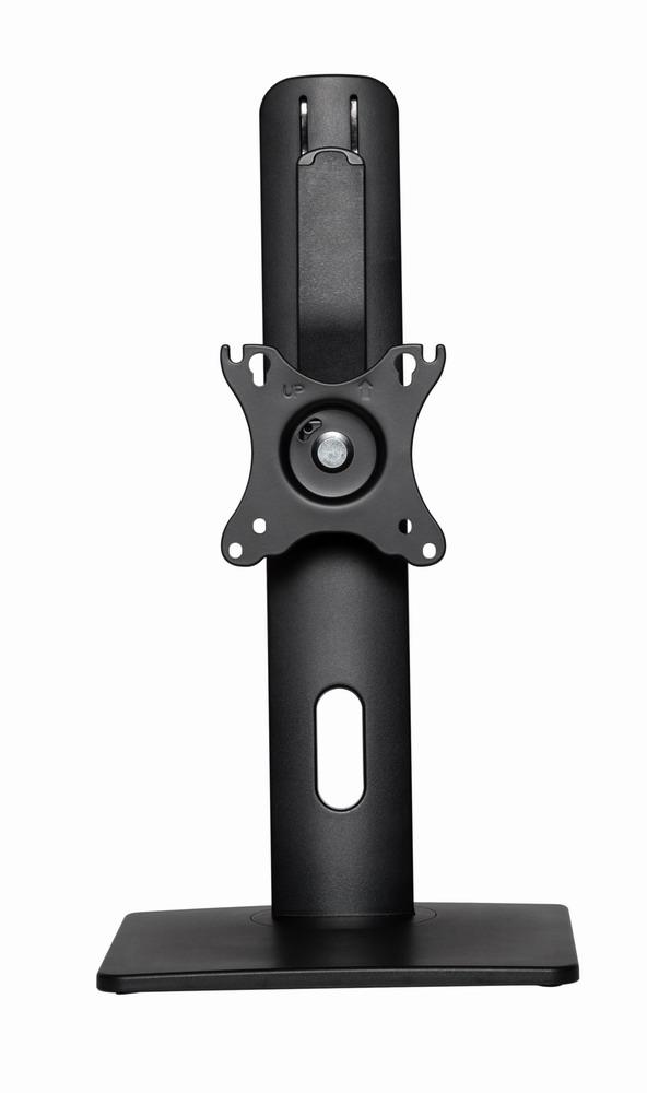 Stojak na monitor 17"-32" z regulacją wysokości do 7 kg Gembird czarny - obrazek 4